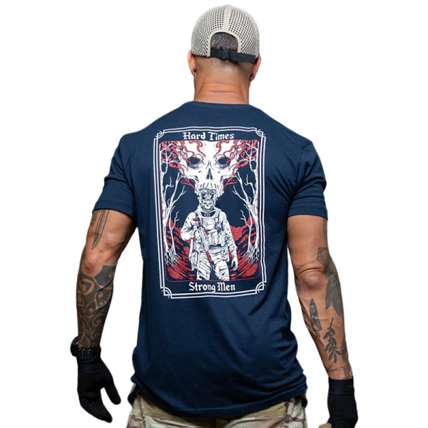 T-Shirt Hard Times Brothers In Arms Navy