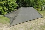 Dutch Army Tarpaulin Shelter 320 x 390 cm Olive Green Genuine Military Surplus Used