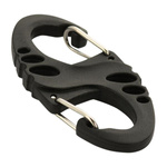 Dwustronny Karabinek Plastikowy Typu S-Hook M-Tac Czarny (MTC-SHKCRBNR-BK)