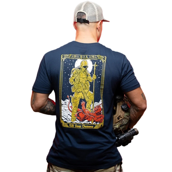 T-Shirt Demons Brothers In Arms Navy