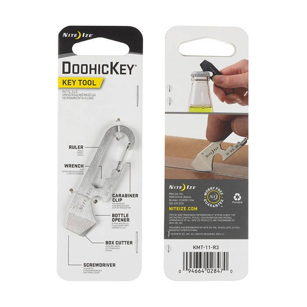 Brelok DoohicKey Key-Tool Nite Ize Stalowy (KMT-11-R3)