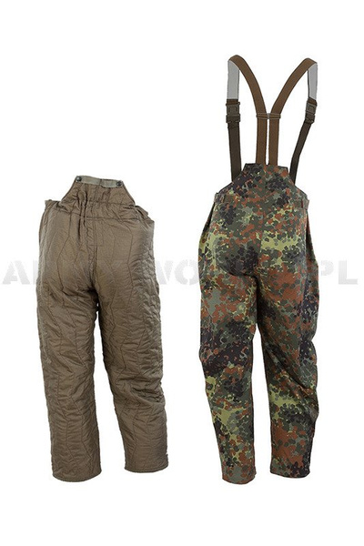 Gore-Tex Flecktarn Trousers Bundeswehr + Under Trousers Warmer Original New