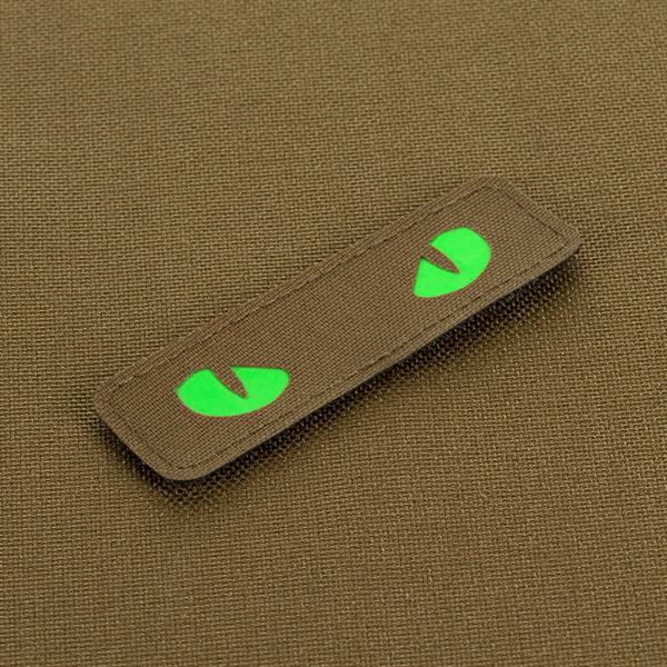 Cat Eyes M-Tac GID Patch Coyote /Green (51507005)