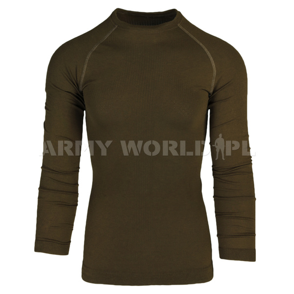 Podkoszulek Wojskowy Bundeshwehr Hexonia Brązowy Oryginał Demobil BDB