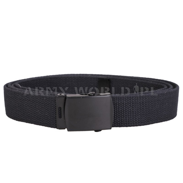 Pas Parciany Holenderski Wojskowy Model US Czarny Z Czarną Klamrą Oryginał Nowy