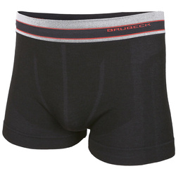 Bokserki Sportowe Męskie ACTIVE WOOL Brubeck Czarne (BX10870)