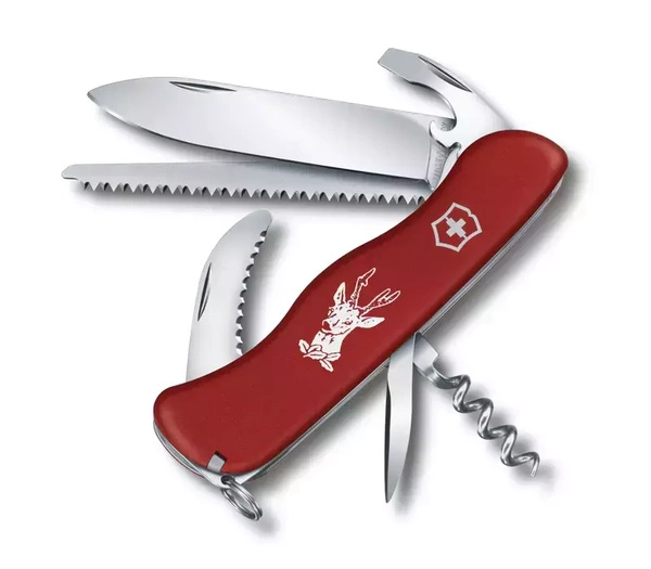 Victorinox Pocket Knife Hunter 111 mm Red New