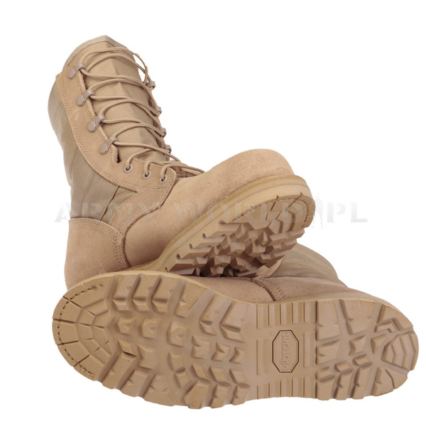 Buty Wojskowe US Army Hot Weather Steel Toe Boot UPCW Thorogood Desert Oryginał Demobil BDB