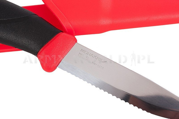 Nóż Morakniv® Companion F Rescue Stainless Steel Czerwony 