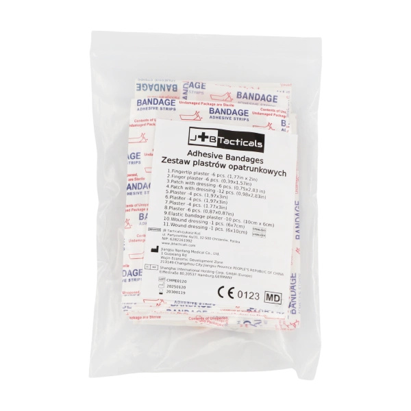 Zestaw Plastrów Opatrunkowych 60 szt. JB Tacticals (JB-BDG-0012)