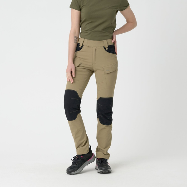 Women's Trousers Helikon-Tex OTP Outdoor Tactical Pants®  VersaStretch® Khaki / Black (SW-OTP-NL-1301A)