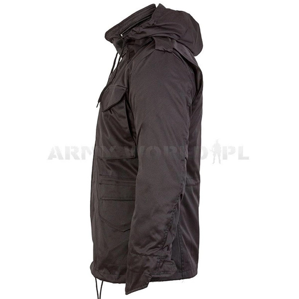 Field Jacket With Liner Model M65 Mil-tec Black New