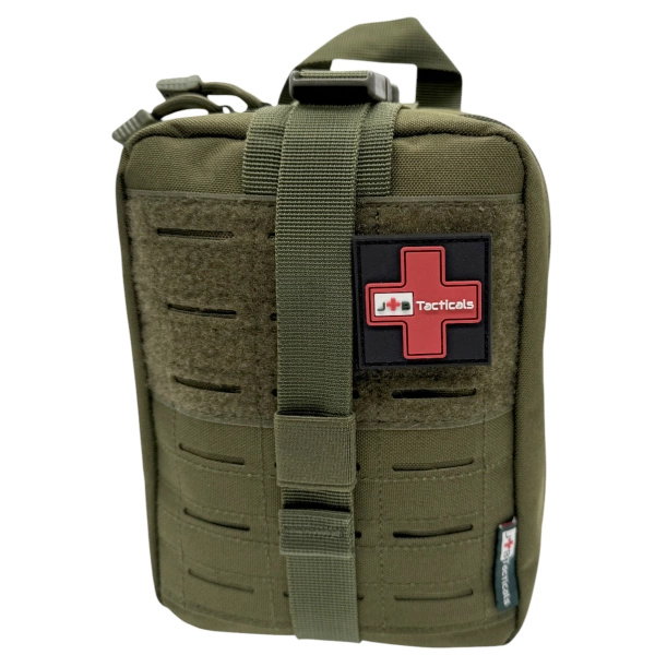 Apteczka Taktyczna Zrywana IFAK Molle Laser Cut JB Tacticals Zielona