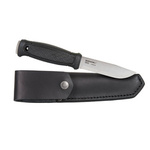 Knife Morakniv® GARBERG With Leather Sheath Stainless Steel Black Powystawowy