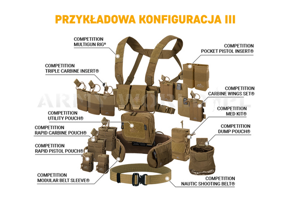 Competition MultiGun Rig® Helikon-Tex US Woodland (KK-CMR-CD-03)