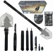 Saperka Składana 17w1 Survival Set JB Tacticals Czarny