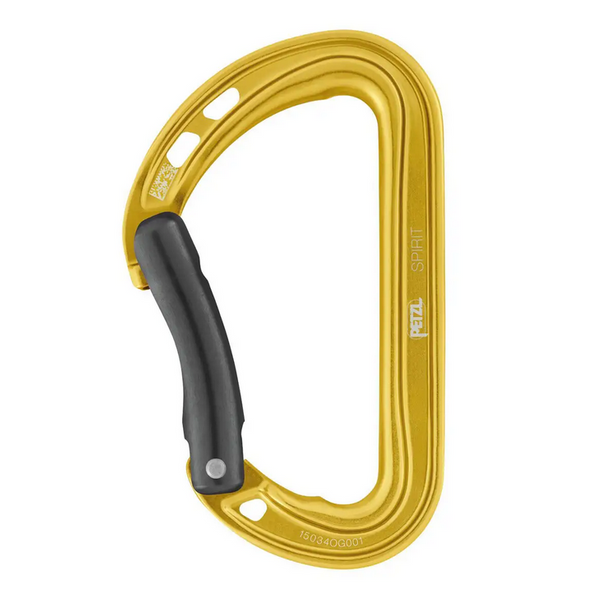 Karabinek Wygięty Spirit Petzl Żółty (M061AB06)