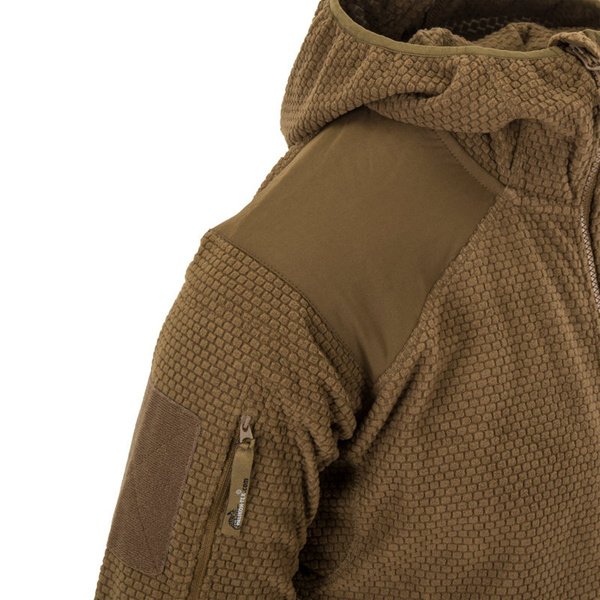 Polar Z Kapturem Alpha Hoodie Helikon-Tex Szary (BL-ALH-FG-35)