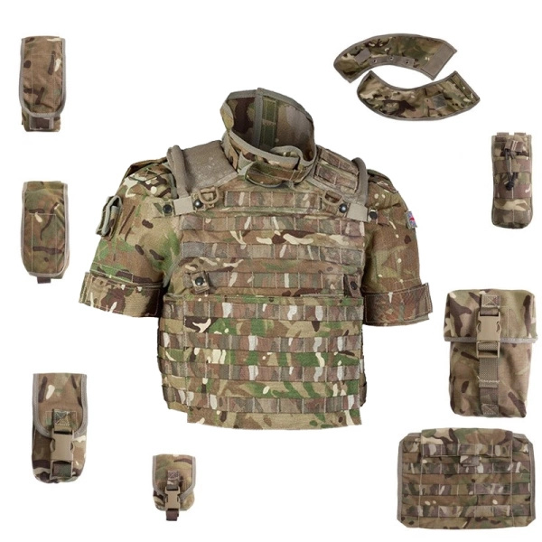 Kamizelka Taktyczna Modułowa Cover Body Armour OSPREY MK4 MTP Brytyjska + 9 Ładownic Oryginał Demobil DB 