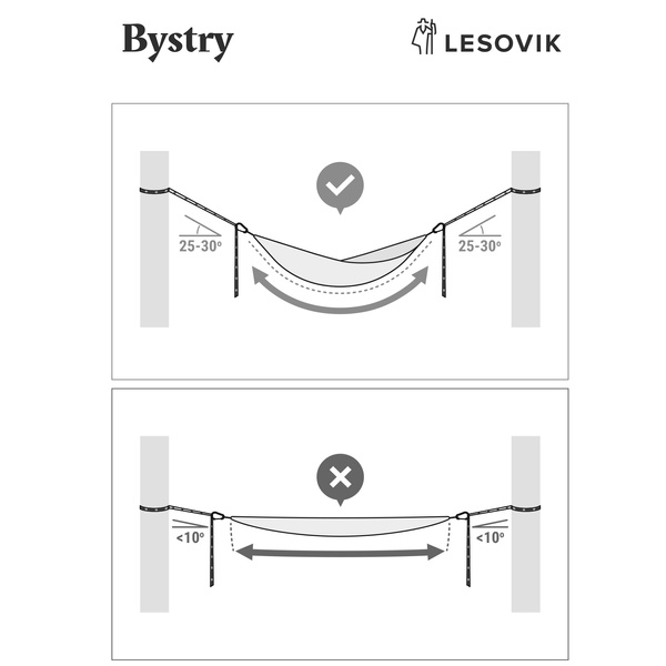 Hamak BYSTRY Lesovik Golden Brown