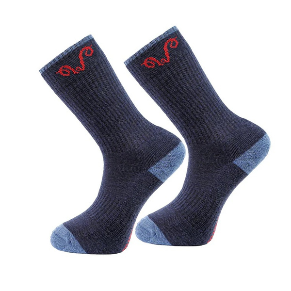 Skarpety Trekkingowe Wełna Merino Woolona Niebieskie