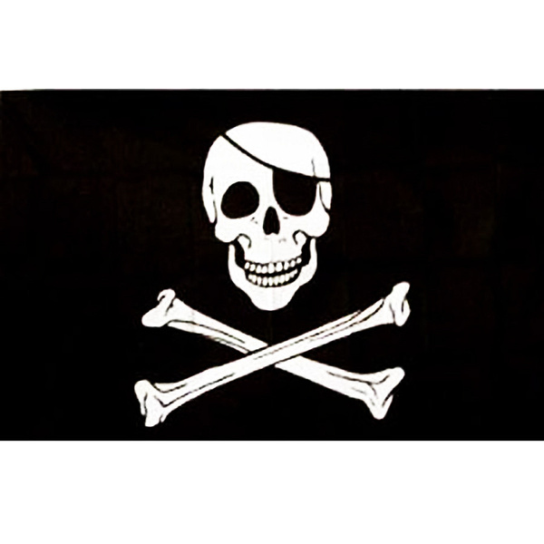 Flaga Pirat (Jolly Rogers) 100 x 150 cm Fosco (447200)