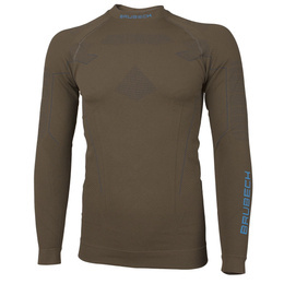 Bluza Męska Thermo Nilit Heat Brubeck Khaki (LS13040)