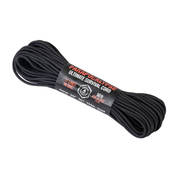 Linka Parapocalypse (50ft) Atwood Rope MFG Czarna (CD-PA5-NL-01)