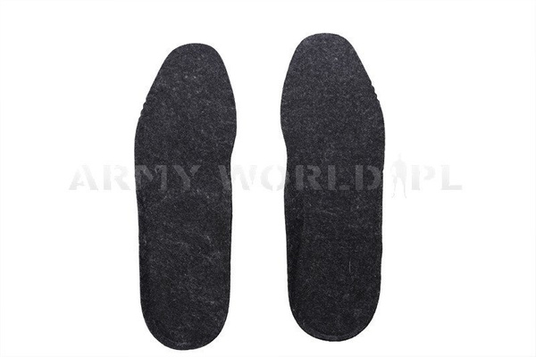 Felt Shoe Insoles Original Black New