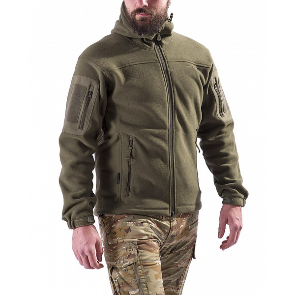 Fleece Jacket with A Hood Hercules 2.0 Pentagon Wolf Grey (K08026-2.0)