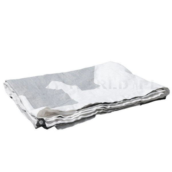 Tarpaulin Saab Barracuda Winter Arctic Camouflage Screen 3 x 2 m Genuine Military Surplus Used