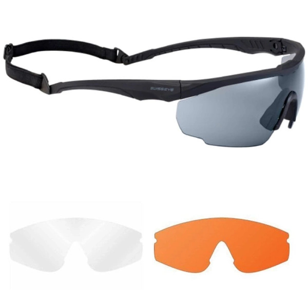 Okulary Taktyczne BLACKHAWK SwissEye Czarne