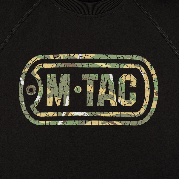 Bluza Raglanowa Logo M-Tac Czarna (20511002)
