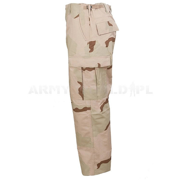 Military Desert Trousers US Army 3-Color Ripstop Original New