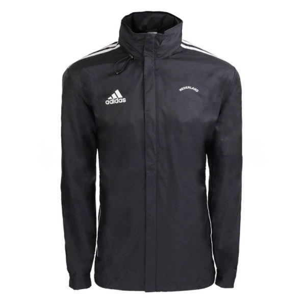 Kurtka Sportowa Przeciwdeszczowa ADIDAS Czarna Oryginał Demobil