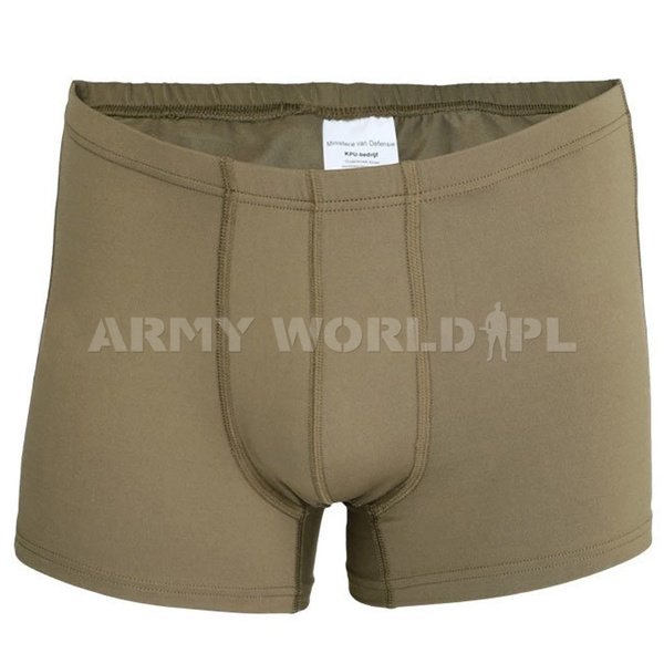 Dutch Army Thermoactive Boxer Shorts Underwear KPU Olive Genuine Military Surplus New 