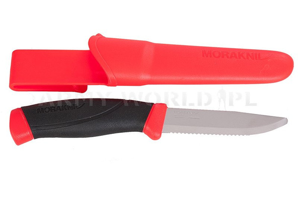 Nóż Mora of Sweden® Morakniv® Companion F Rescue - Stainless Steel - Czerwony Nowy