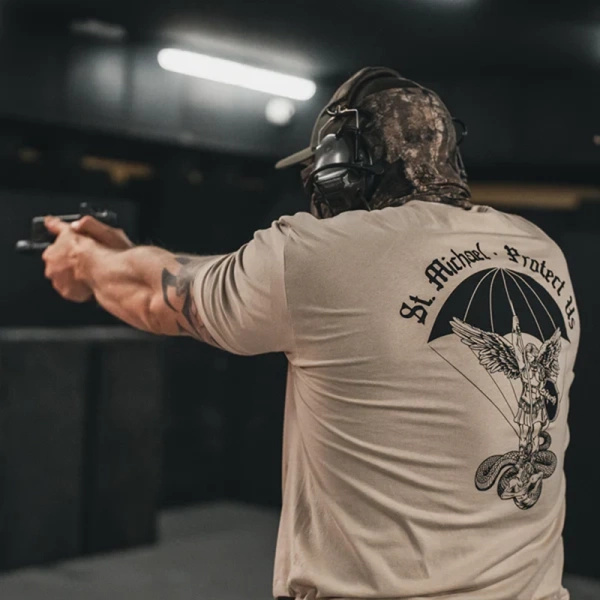 T-Shirt St. Michael Brothers In Arms Sand