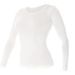 Women's Long Sleeve Shirt COMFORT WOOL Merino Brubeck Cream