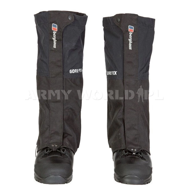 Gaiters-Shin Protectors Berghaus GORE-TEX GTX Gaiters Black Original Demobil