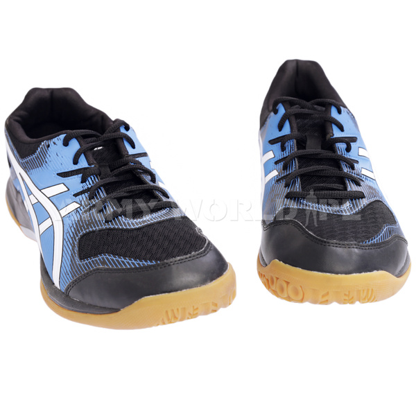 Buty Sportowe ASICS Gel-Rocket 9 1071A030 Czarno / Niebieskie Nowe