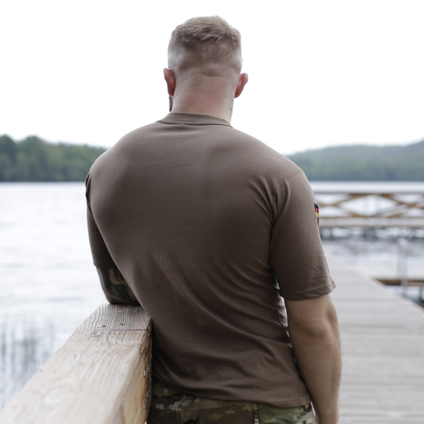 T-shirt Bundeswehr Nowy Model Khaki Oryginał Demobil BDB