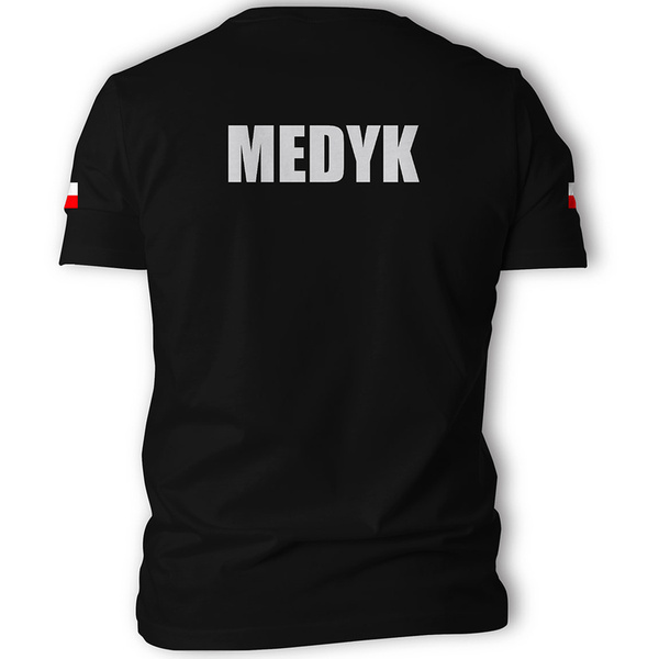 T-Shirt Medyk TigerWood Czarny 