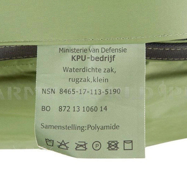 Worek Przeprawowy Wojskowy KPU-bedrijf Zielony 58 x ⌀30 cm Demobil DB