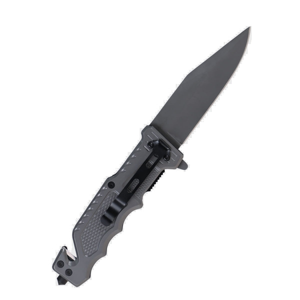 Nóż Składany Ratowniczy FINKA EDC Dominator Grafitowy