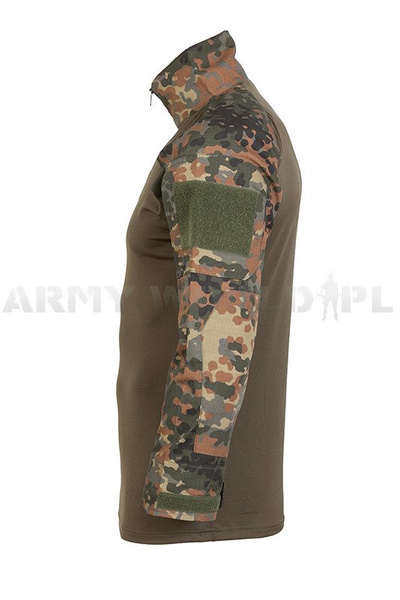 Tactical Shirt To Wear With Tactical Vest  Flecktarn Ripstop Mil-tec New