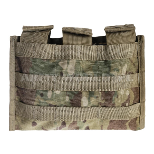 Panel for US Army Molle II Triple Magazine Pouches 30 Round Multicam Original Used Very Good