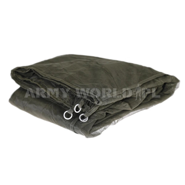 Moskitiera Nad Łóżko Wojskowa Holenderska Kloot Meijburg Olive Oryginał Nowy