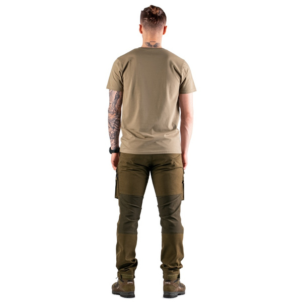 T-shirt Bawełniany FNT Duckhunt Tagart Beżowy