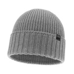 Czapka Zimowa Wełniana Merino Bruner Agbo Jasnoszara